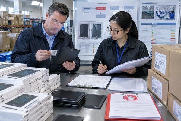 Importer reviewing an LCD writing tablet recall and corrective-action traceability plan.