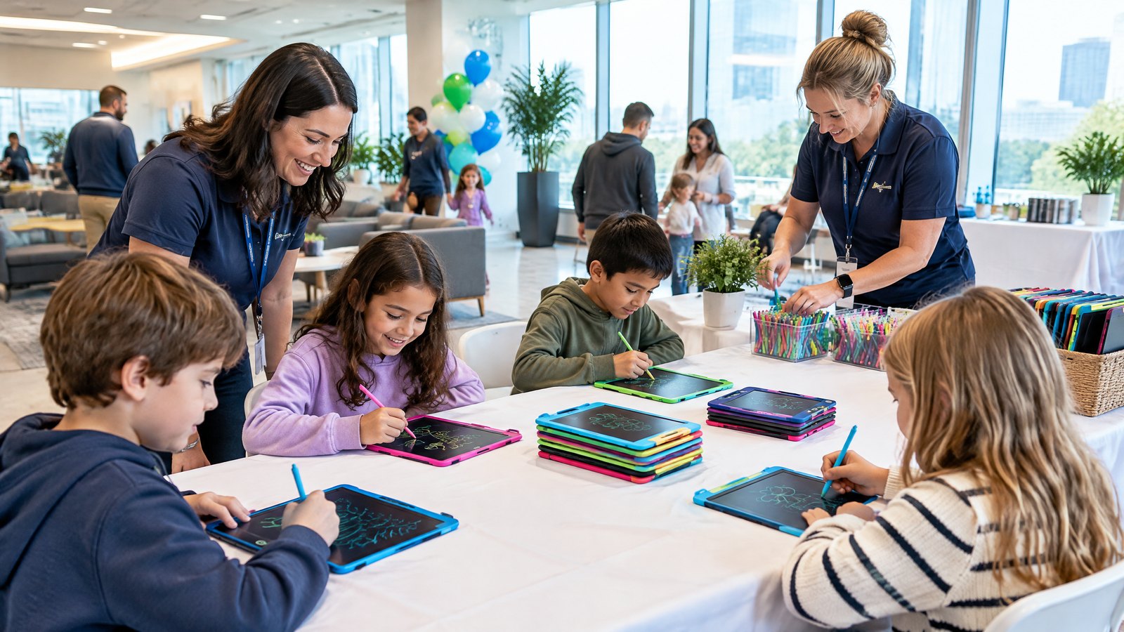 LCD Writing Tablets for Workplace Family Days and Wellness Programs: Event Supply Guide editorial cover for LcdWritingTablet B2B buyers.
