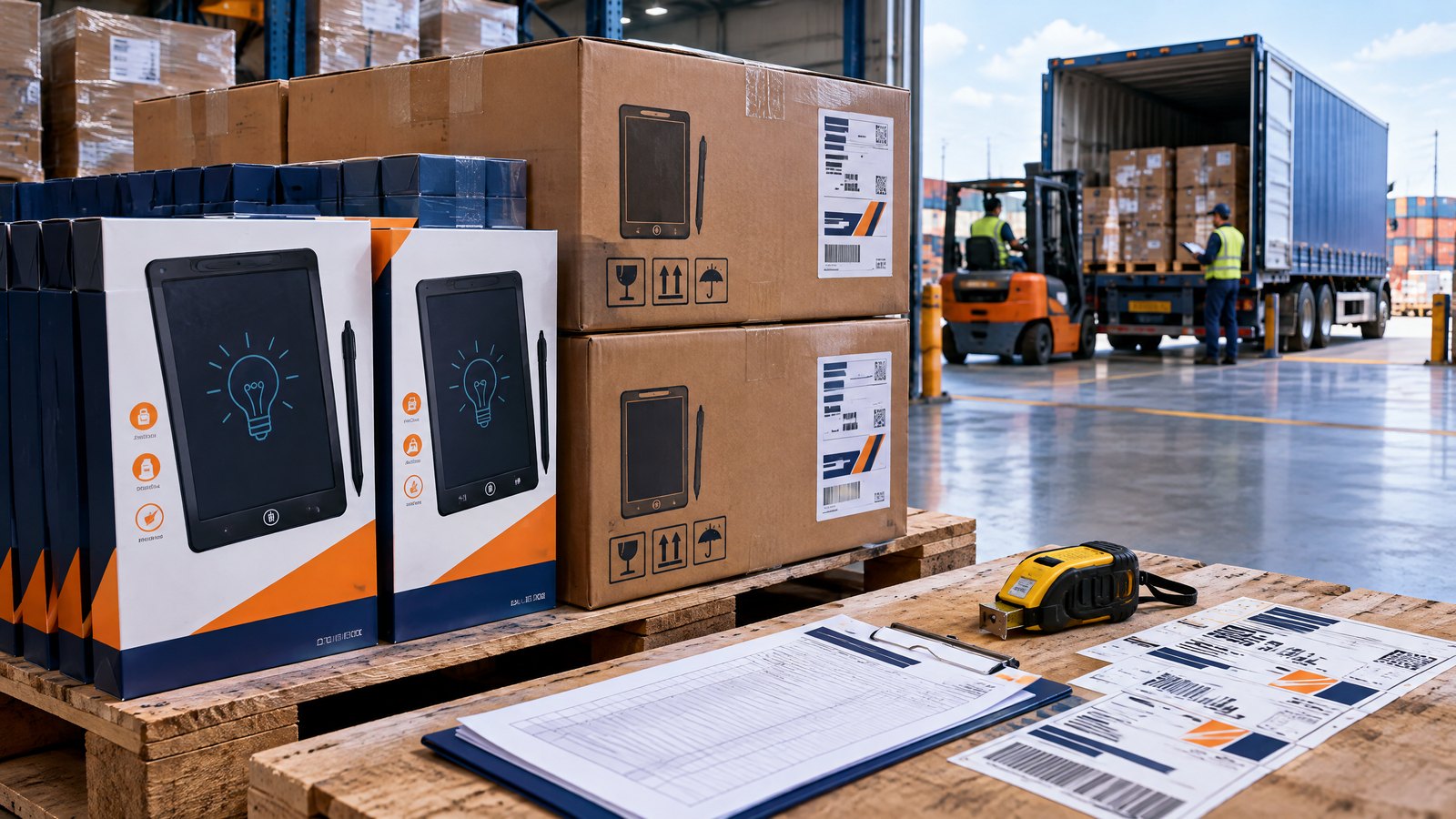 LCD Writing Tablet Carton and Freight Planning for International Shipments editorial cover for LcdWritingTablet B2B buyers.