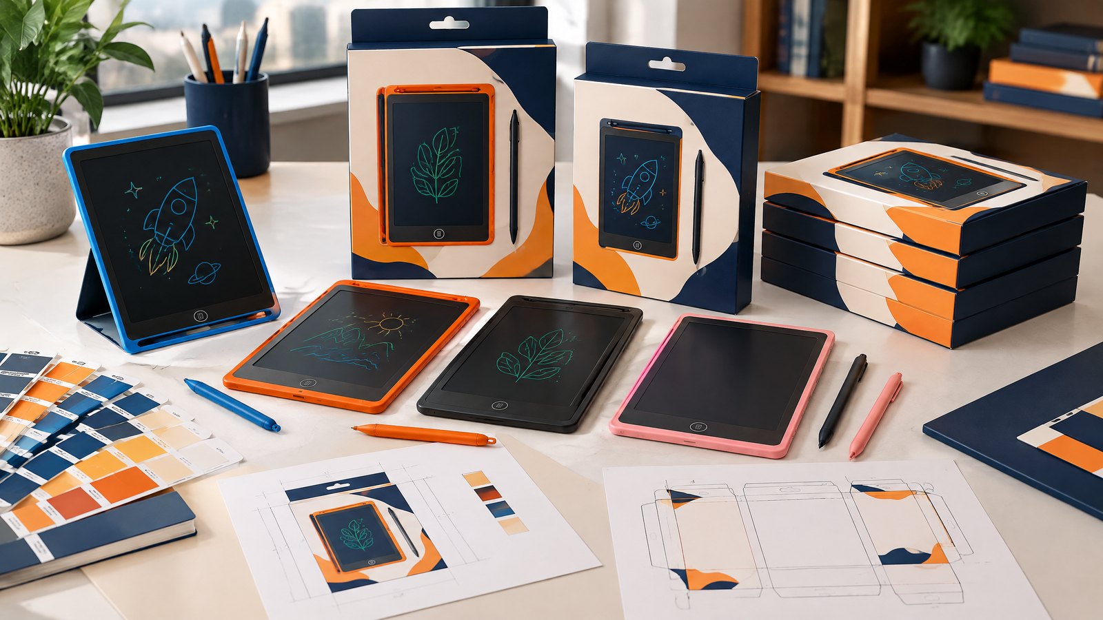 Custom Logo LCD Writing Tablets: OEM Branding and Retail Packaging Guide editorial cover for LcdWritingTablet B2B buyers.