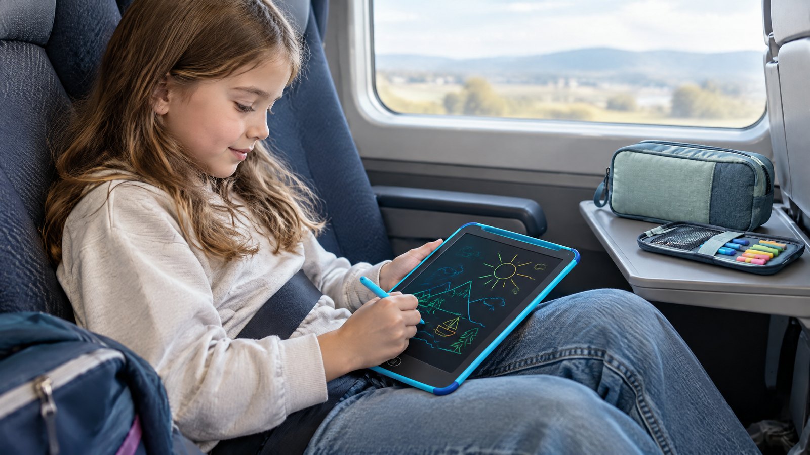 LCD Writing Tablets for Travel: Car, Airplane, and Holiday Retail Use Cases editorial cover for LcdWritingTablet B2B buyers.